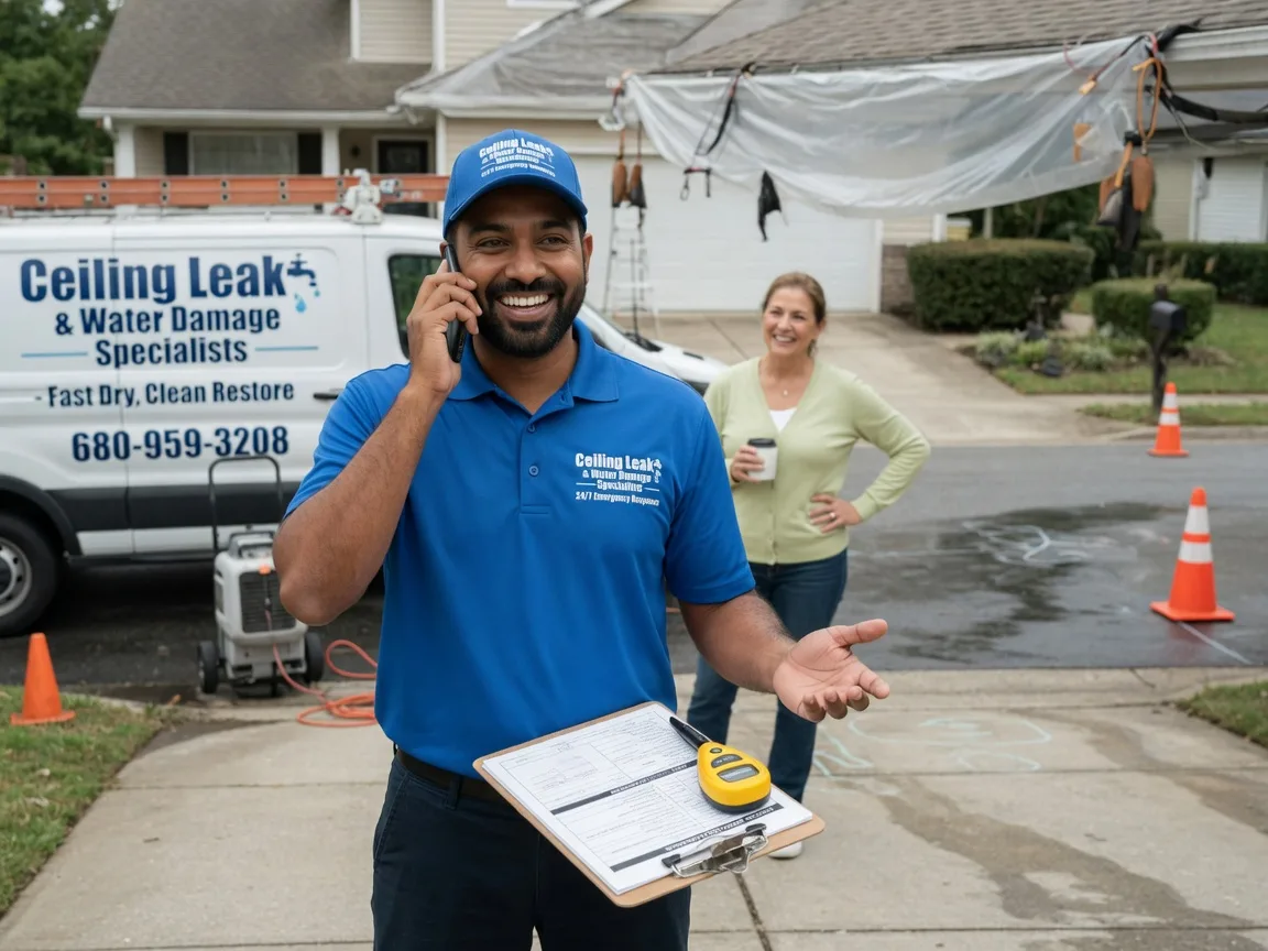 Ceiling Leak Cleanup Berger, MO FAQs
